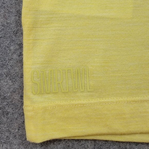 Smartwool Go Far Feel Good Active Muscle Tank Womens Size Small Canary Yellow - Picture 10 of 13